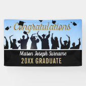 お祝いだ！カスタム卒業バナー 横断幕 (横)