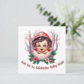 お祝いに参加して赤ちゃんを祝おう シーズンカード (スタンド正面)