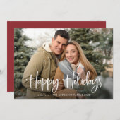 お祝いのご家族写真 シーズンカード (正面/裏面)