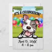 お祝いのご案内 招待状 (正面)