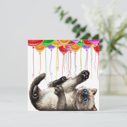 お祝いのご案内 招待状 (スタンド正面)