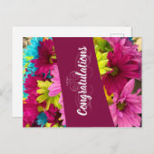 お祝いのはがき ポストカード (正面/裏面)