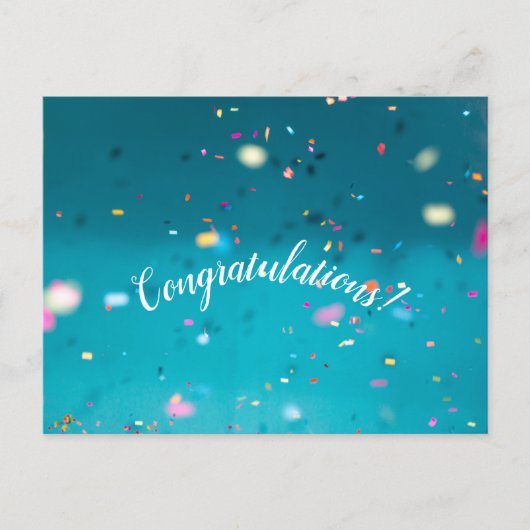 お祝いのはがき ポストカード (正面)