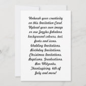 お祝いのアナウンスを作成する 招待状 (正面)