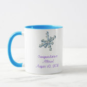 お祝いのアリソンのスキー マグカップ (左)