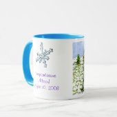 お祝いのアリソンのスキー マグカップ (正面左)