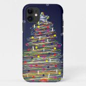 お祝いのカラフルなクリスマスツリー(それをカスタマイズ!) Case-Mate iPhoneケース (裏面)
