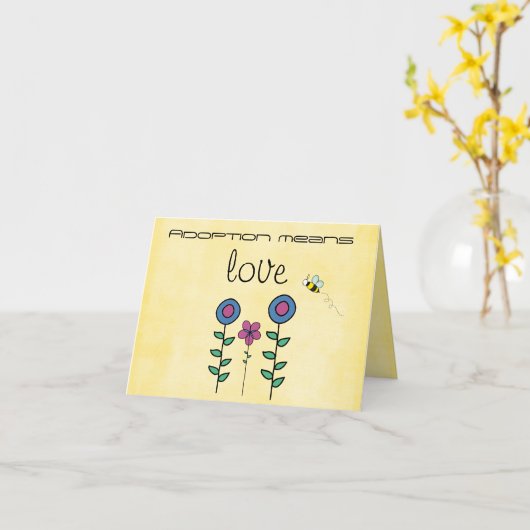 お祝いのカード カード (黄色い花)