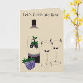 お祝いのカード カード (黄色い花)