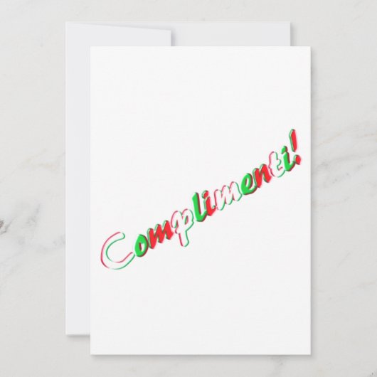 お祝いのカード 招待状 (正面)