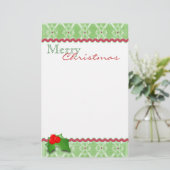お祝いのクリスマスの文房具 便箋 (スタンド正面)