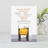 お祝いのグラス招待状 招待状 (スタンド正面)