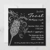 お祝いのグラス招待状 招待状 (裏面)