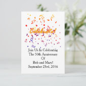 お祝いのコンフェッティ 招待状 (スタンド正面)