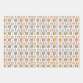 お祝いのシャンパン ラッピングペーパーシート (正面2)