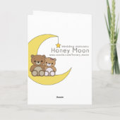 お祝いのシャンペンのトーストカード カード (裏面)