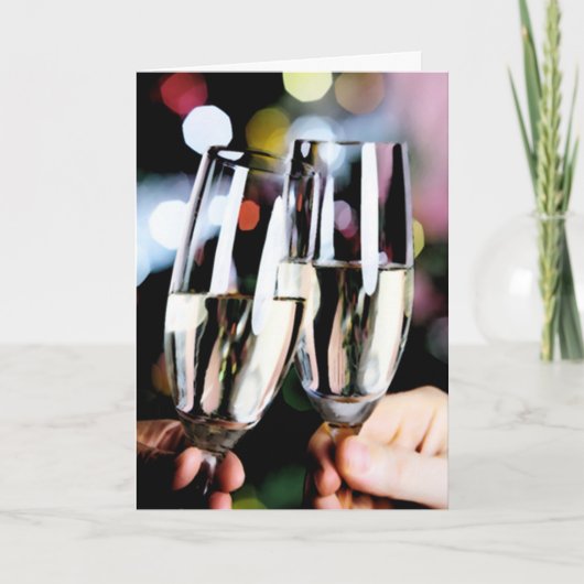 お祝いのトーストカード カード (正面)