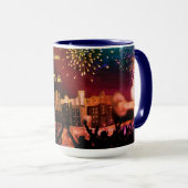 お祝いのナッシュビル市， Tn.マグ マグカップ (正面右)