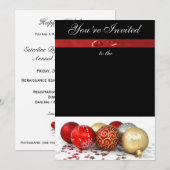 お祝いのパーソナライズな休日のパーティの招待状 招待状 (正面/裏面)