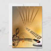 お祝いのパーティの招待状 招待状 (正面)