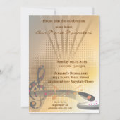 お祝いのパーティの招待状 招待状 (裏面)