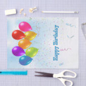 お祝いのパーティーの気球、紙吹雪 薄葉紙 (クラフト)