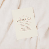 お祝いのパーティー招待状 招待状