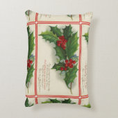 お祝いのヒイラギおよび果実Stecher アクセントクッション (裏面(縦))