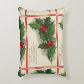 お祝いのヒイラギおよび果実Stecher アクセントクッション (正面(垂直))