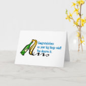 お祝いのビンゴの勝者 カード (黄色い花)