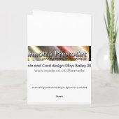 お祝いのペンギンのクリスマスカード シーズンカード (裏面)