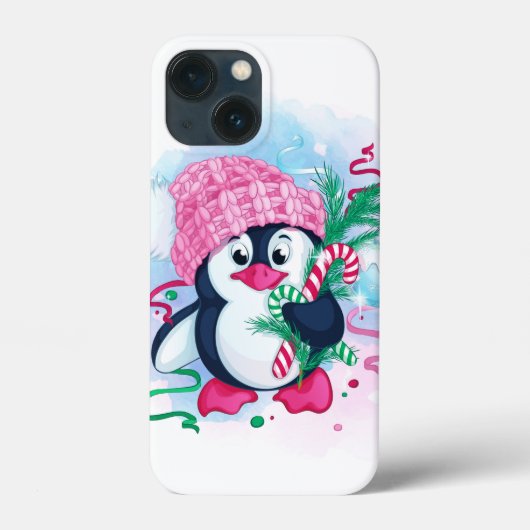 お祝いのペンギン Case-Mate iPhoneケース iPhone 13 Miniケース (裏面)