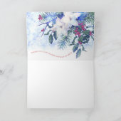 お祝いのホリデーグリーティングカード シーズンカード (内部)