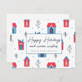 お祝いのホリデー不動産  シーズンカード (正面/裏面)