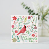 お祝いのホリデー - 祝う シーズンカード (スタンド正面)