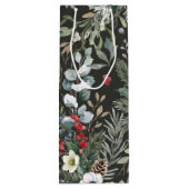 お祝いのボタニカル クリスマス 名入れギフト ワインギフトバッグ (裏面)