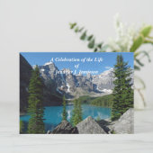 お祝いのライフアナウンスマウンテンズレイク 招待状 (スタンド正面)