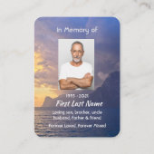 お祝いのライフキープサクシースカイクラウドアイランド 名刺 (裏面)