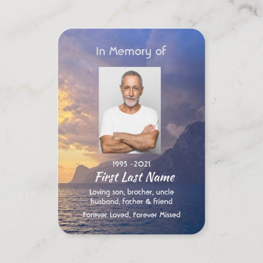 お祝いのライフキープサクシースカイクラウドアイランド 名刺 (裏面)