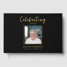 お祝いのライフシンプルフォト金箔葬儀