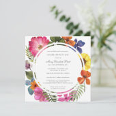 お祝いのライフダスティボホサマー秋フローラ 招待状 (スタンド正面)