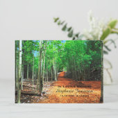 お祝いのライフパスの《植物》アスペン《植物》アスペン 招待状 (スタンド正面)