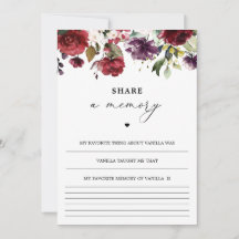 お祝いのライフ共有Aメモリカード