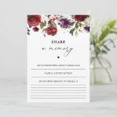 お祝いのライフ共有Aメモリカード サンキューカード (スタンド正面)