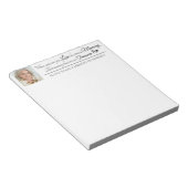 お祝いのライフ共有Aメモリ引用文写真 ノートパッド (アングル)