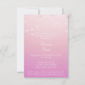 お祝いのライブビップシルバーピンク 招待状 (裏面)