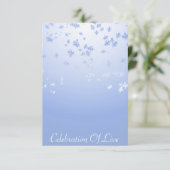 お祝いのライブビップシルバーブルー 招待状 (スタンド正面)