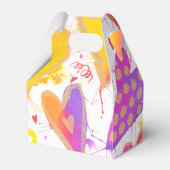 お祝いのラブウォーターカラーハート フェイバーボックス (裏面サイド)