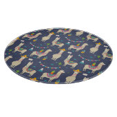 お祝いのラマパターン カッティングボード (角)