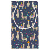 お祝いのラマパターン スモールペーパーバッグ (裏面)